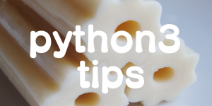 python3 tips